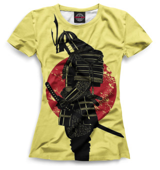 Женская футболка Доспехи самурая