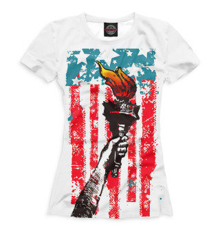 Женская футболка Статуя Свободы