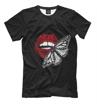 Бабочка и губы