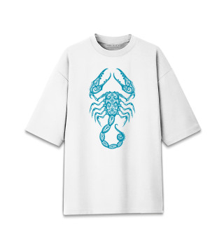 Женская футболка оверсайз Зодиак - Скорпион