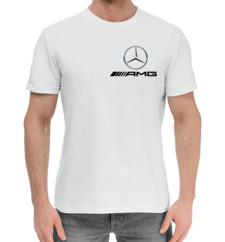 Мужская хлопковая футболка Mercedes AMG