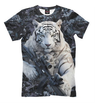 Белый тигр солдат